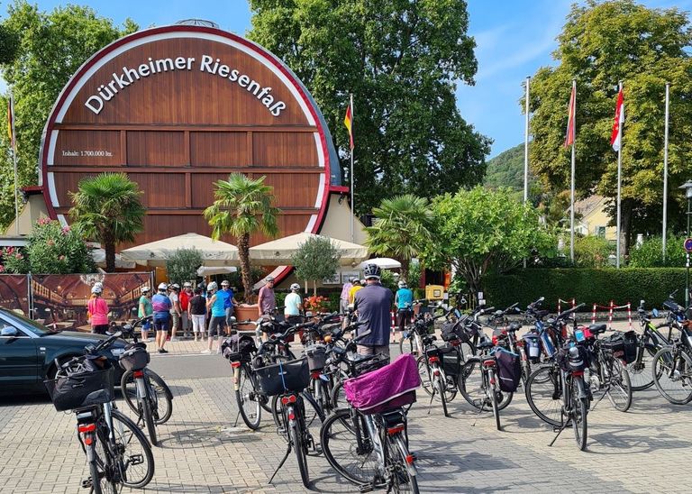 Pfalz Radtour Bad Dürkheim Riesenfass